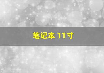 笔记本 11寸